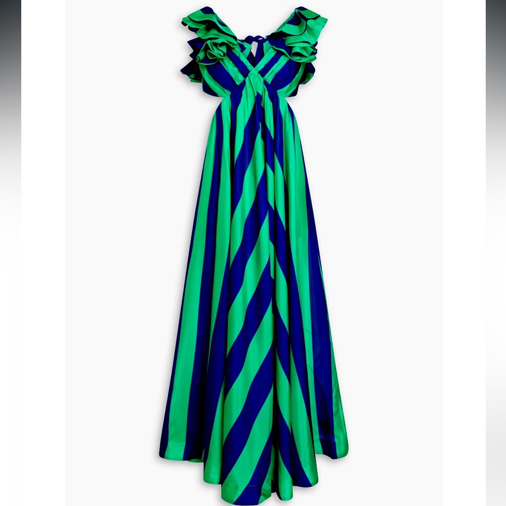 Zimmerman Tiggy silk cutout maxi dress